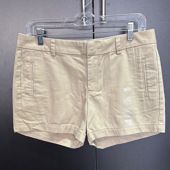 Stylus Chino Shorts,2 front slash pockets,2 back,belt loops,lightweight,summer - Picture 1 of 8